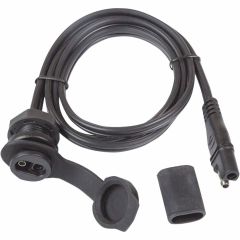 TecMate OptiMate Weatherproof Panel-Mount SAE Socket - 40in. Cable - O-40