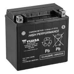 Yuasa YTX14H-BS High Performance AGM Battery