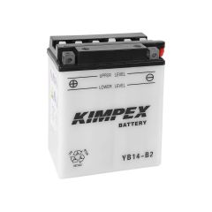 Kimpex Yumicron High Performance Conventional Battery (Acid sold separately) YB14-B2 - HB14-B2