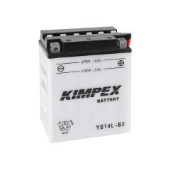 Kimpex Yumicron High Performance Conventional Battery (Acid sold separately) YB14L-B2 - HB14L-B2