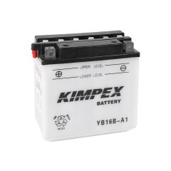Kimpex Yumicron High Performance Conventional Battery (Acid sold separately) YB16B-A1 - HB16B-A1