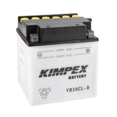 Kimpex Yumicron High Performance Conventional Battery (Acid sold separately) YB30CL-B - HB30CL-B