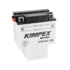 Kimpex Yumicron High Performance Conventional Battery (Acid sold separately) YB16A-AB - HHB16A-AB